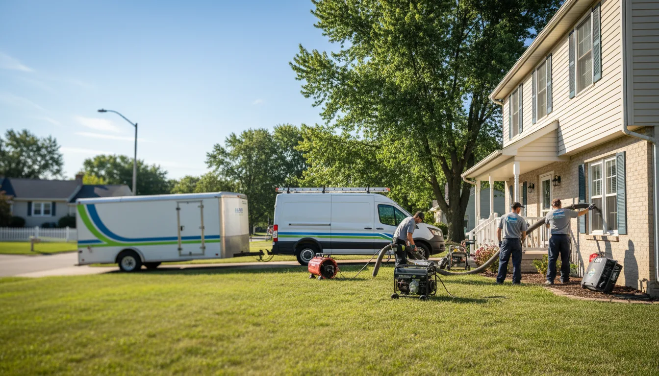 Flooded Basement Restoration And Cleanup With Repair in Painesdale, MI near me